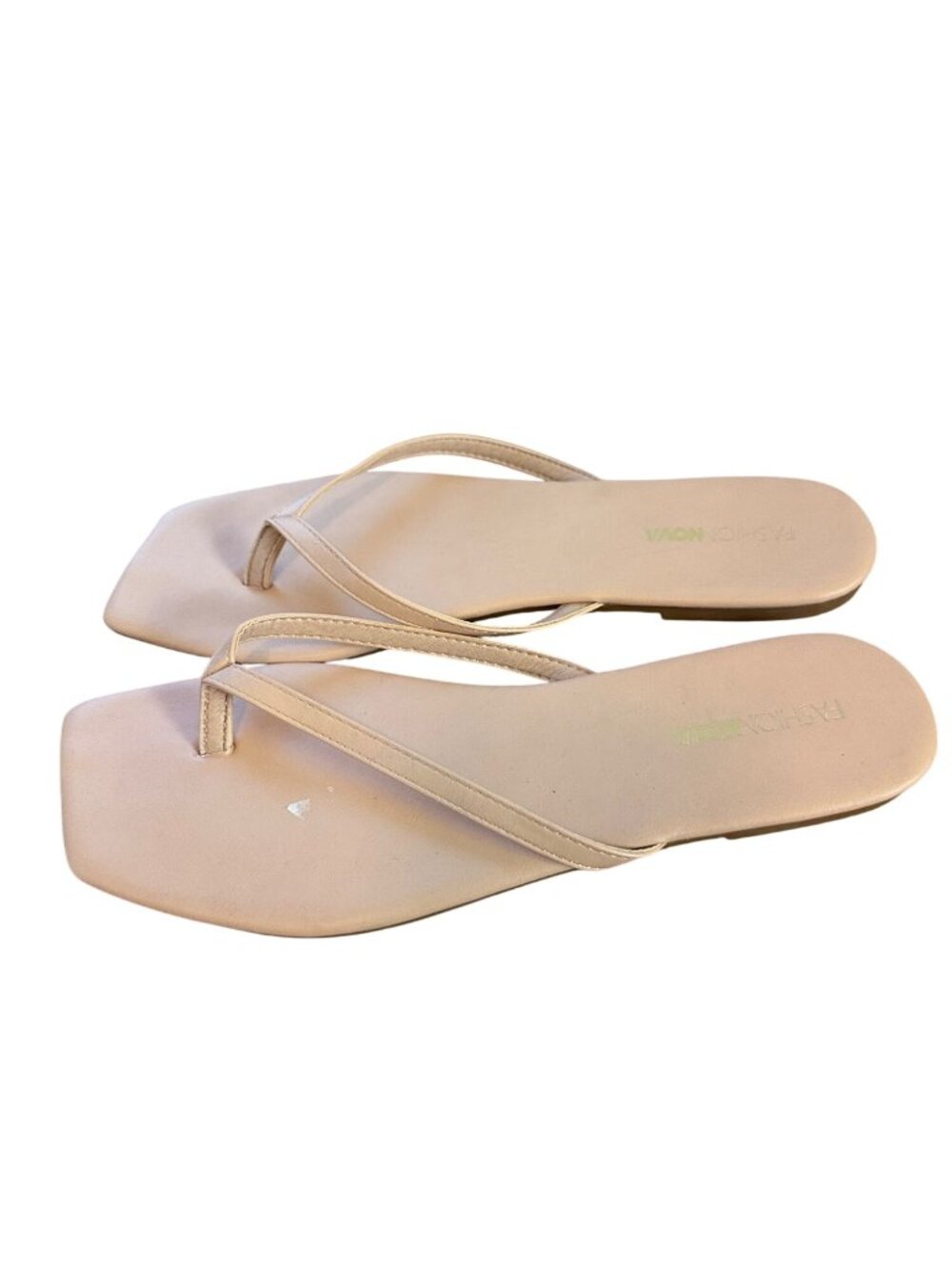 Fashion Nova Size 8 Sku 2886  Women’s Slip On Thong Sandals Pink